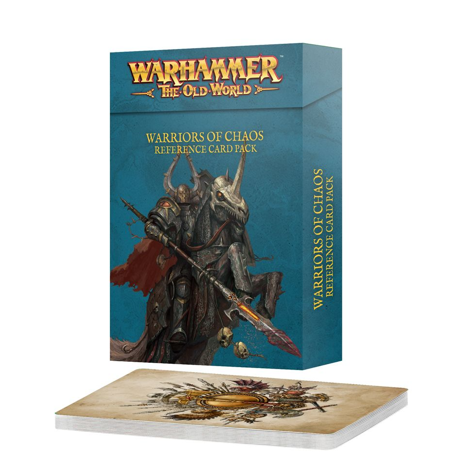 THE OLD WORLD WARRIORS OF CHAOS REFERENCE CARDS