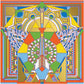 FRANK LLOYD WRIGHT IMPERIAL HOTEL PEACOCK RUG 500PC PUZZLE