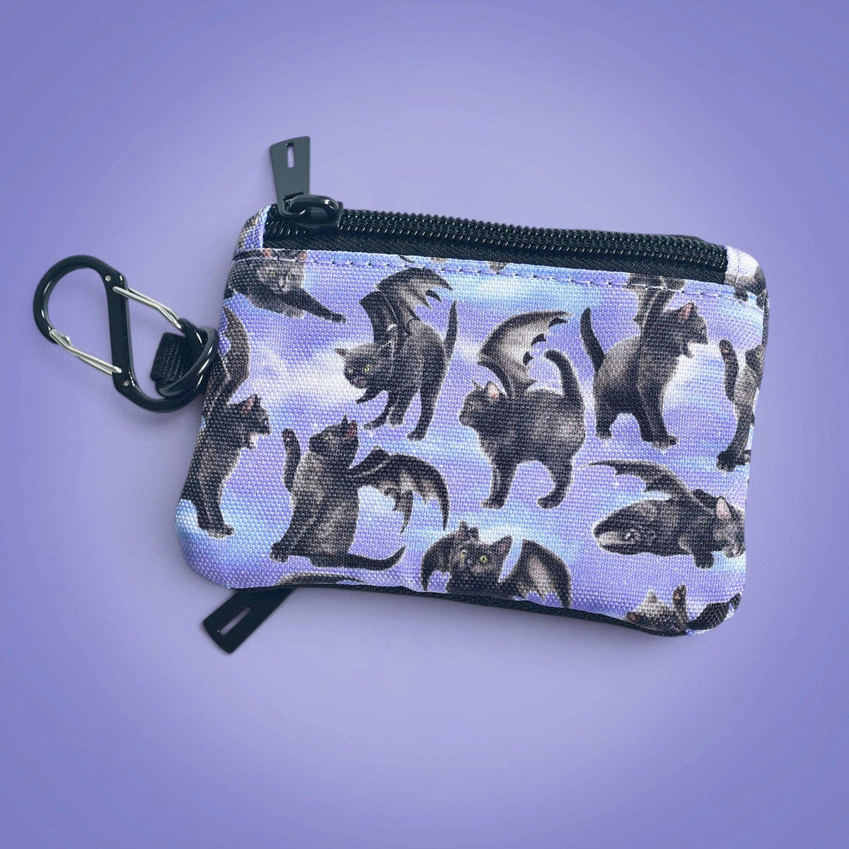 BATTY CATS CLIP WALLET