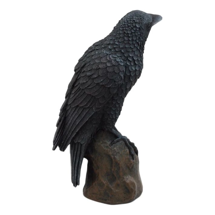 THE RAVEN NEVERMORE STATUE