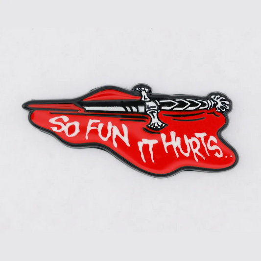 DUNGEON CRAWLER CARL SO FUN IT HURTS ENAMEL PIN