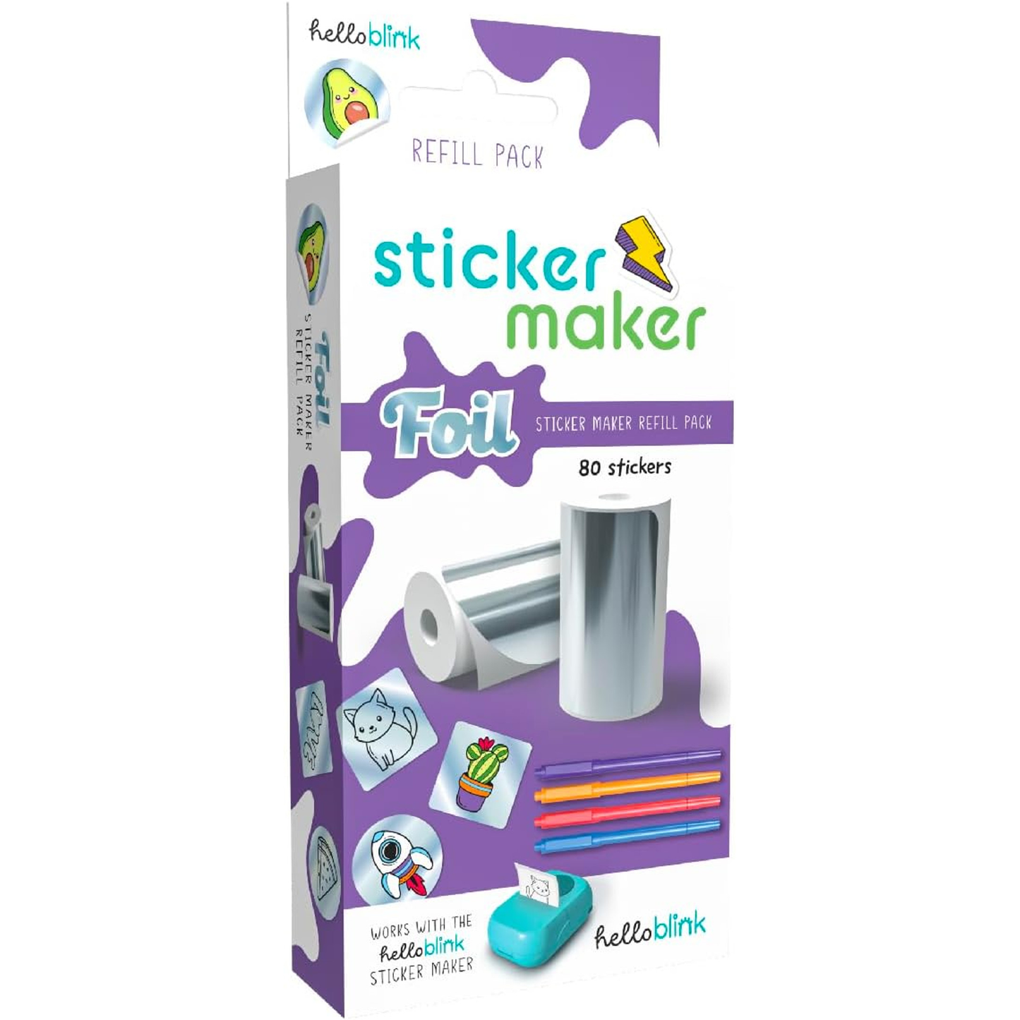 HELLO BLINK STICKER REFILL: FOIL