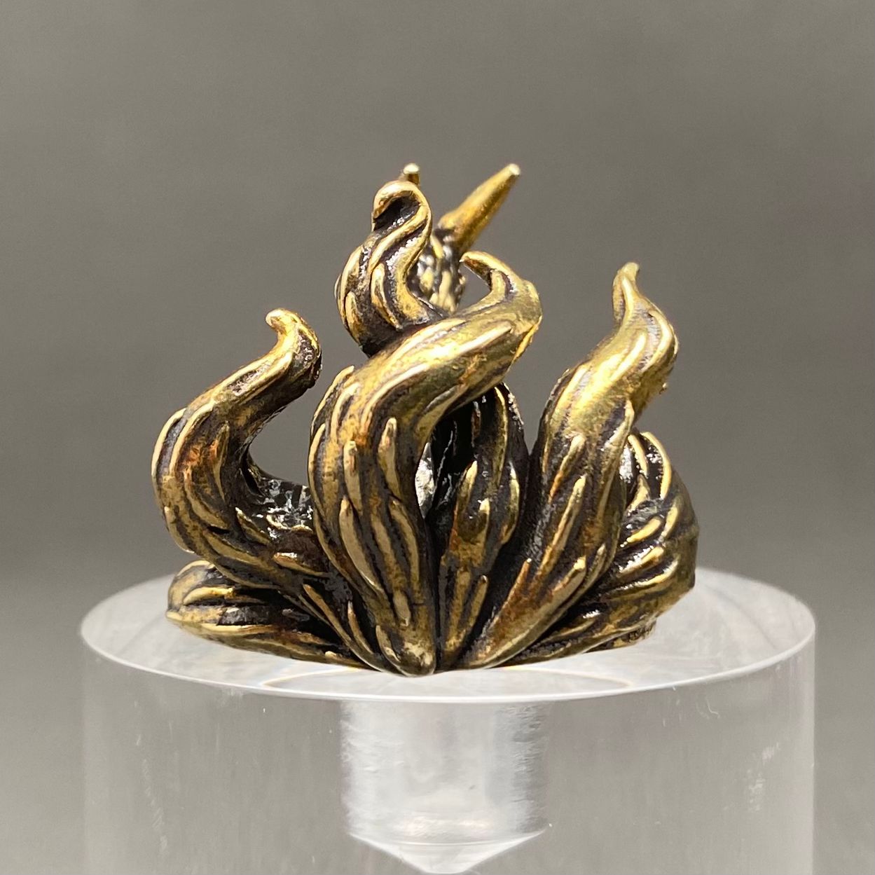 MINIATURE BRASS KITSUNE