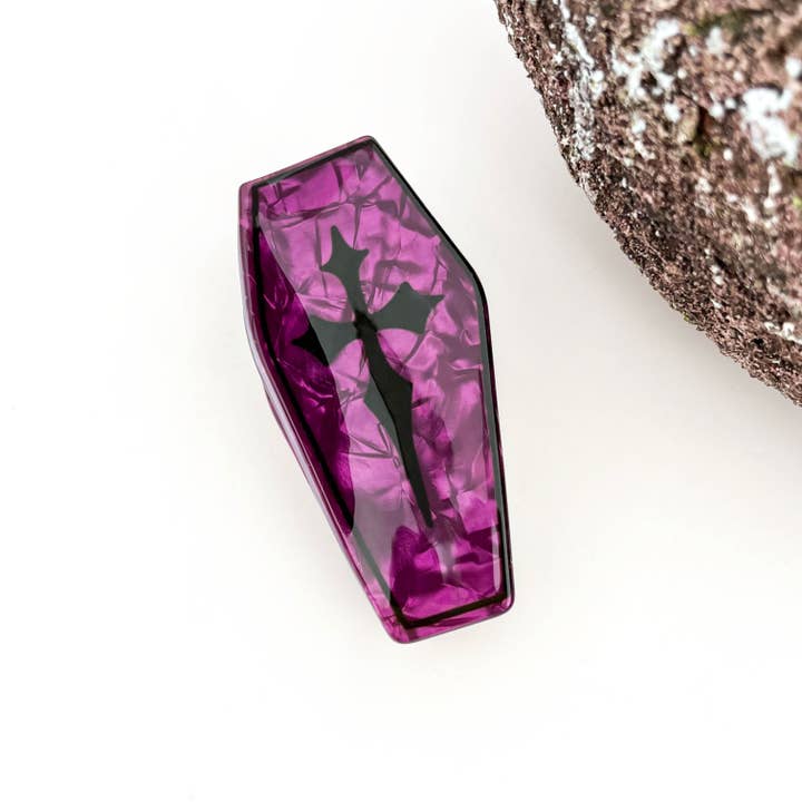 VAMPIRE COFFIN HAIR CLAW