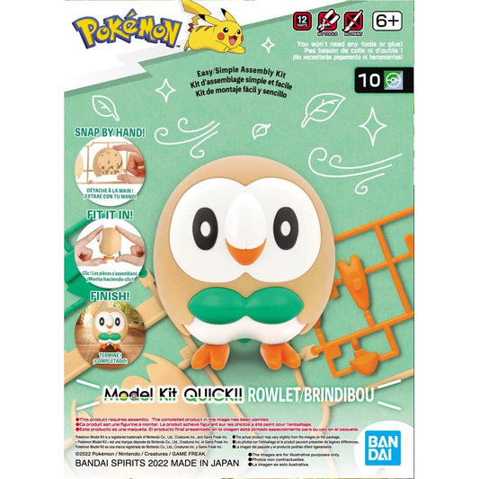 POKEMON MODEL KIT QUICK!: 10 ROWLET