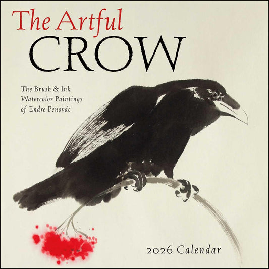 THE ARTFUL CROW 2026 WALL CALENDAR