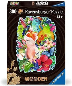 BEAUTIFUL BIRDS WOODEN PUZZLE 300 PC