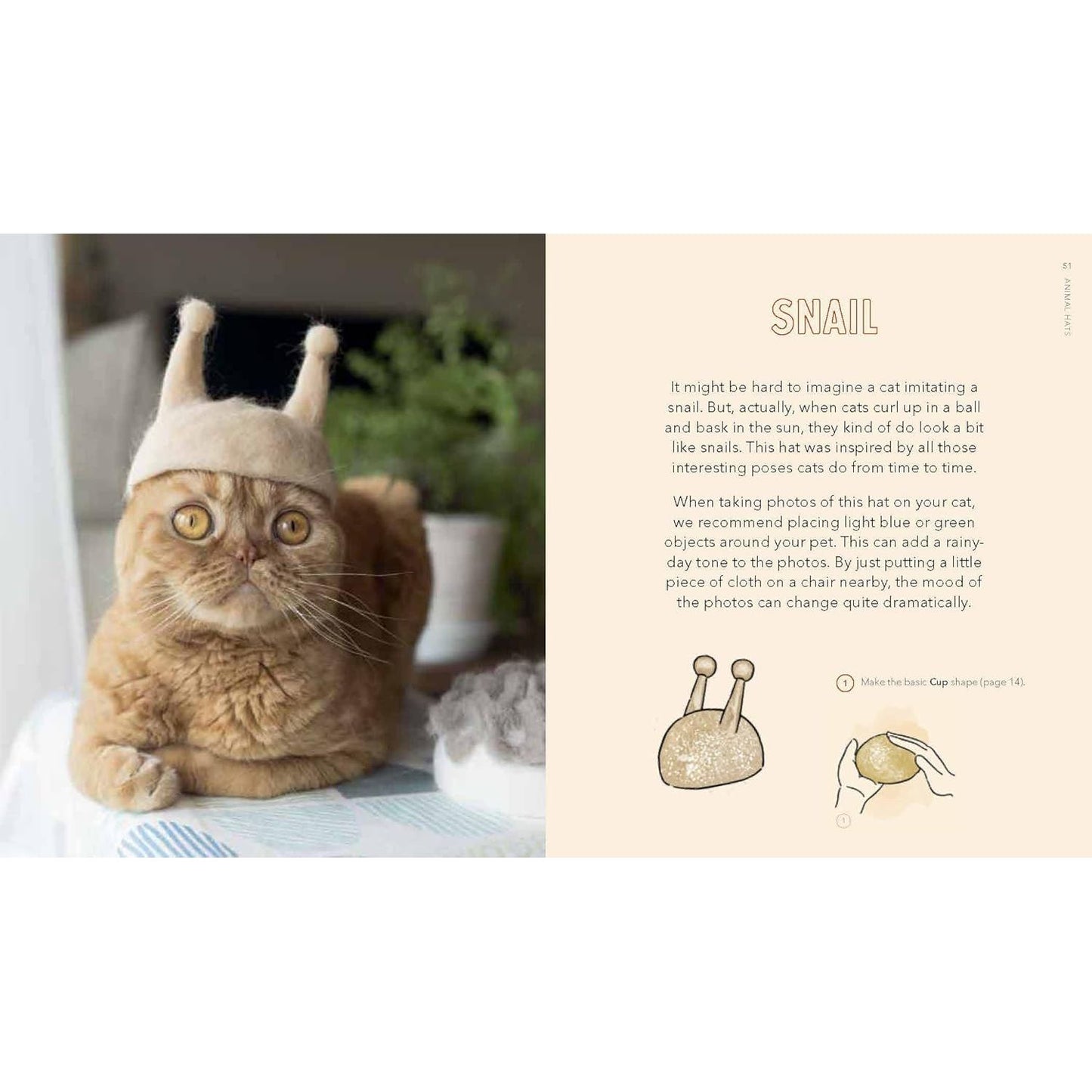CAT-HAIR HATS FOR CATS BY ROJIMAN & UMATAN