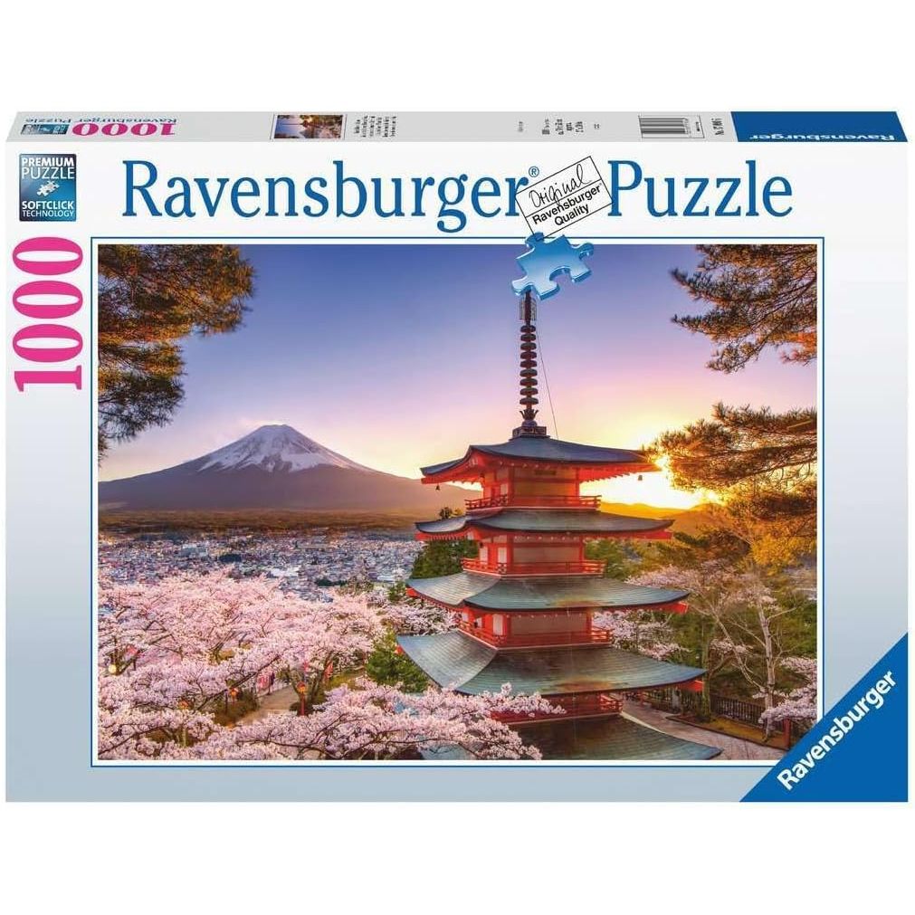 MOUNT FUJI CHERRY BLOSSOM VIEW 1000PC PUZZLE
