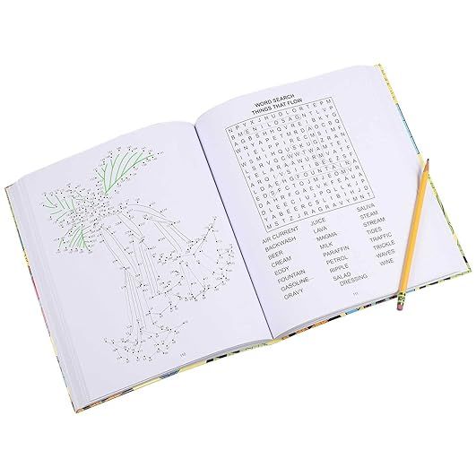 AWESOME ACTIVITY BOOK - INCLUDES WORD SEARCH, COLORING, DOT-TO-DOT, SUDOKU, AND CROSSWORDS