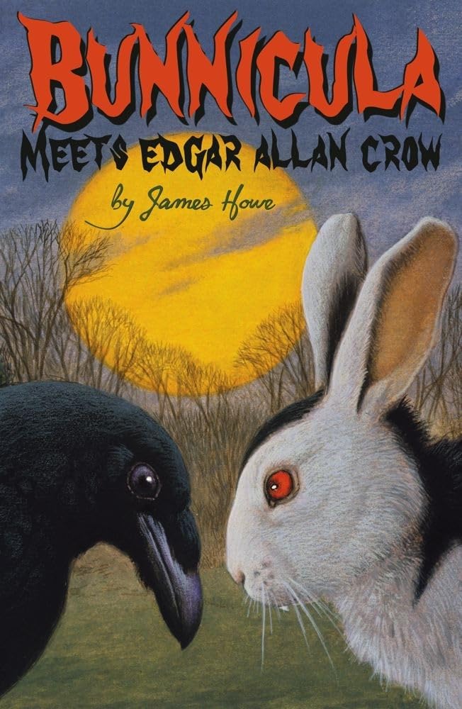 BUNNICULA MEETS EDGAR ALLAN CROW BY JAMES HOWE, ILLUSTRATED BY ERIC FORTUNE