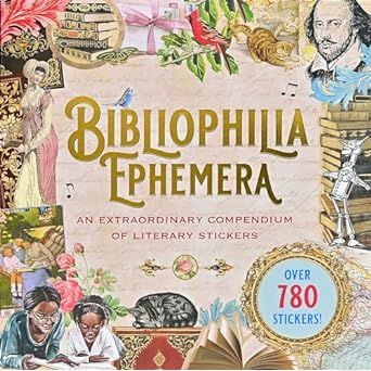 BIBLIOPHILIA EPHEMERA STICKER BOOK