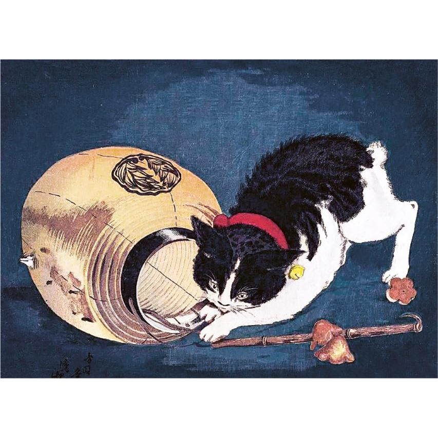 CATS OF JAPAN: WOODBLOCK PRINTS BY HOKUSAI, HIROSHIGE, AND OTHER ARTISTS