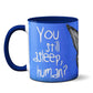 PEEKING CAT MUG