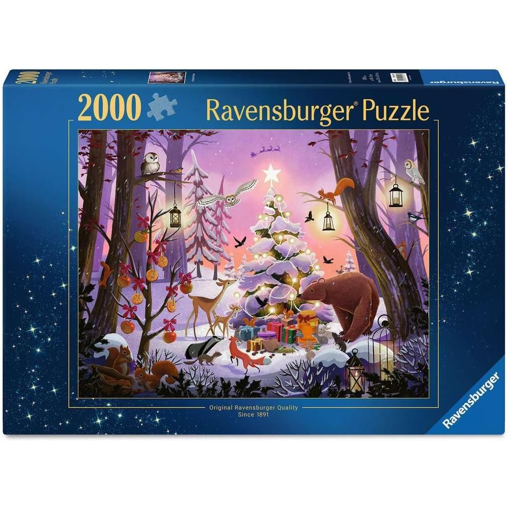 CHRISTMAS IN THE WOODS 2000pc PUZZLE