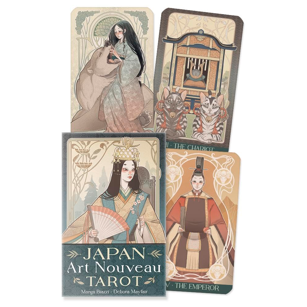 JAPANESE ART NOUVEAU TAROT BY MARGA BIAZZI AND DEBORA MAYFAIR