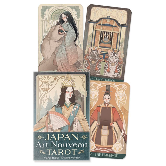 JAPANESE ART NOUVEAU TAROT BY MARGA BIAZZI AND DEBORA MAYFAIR