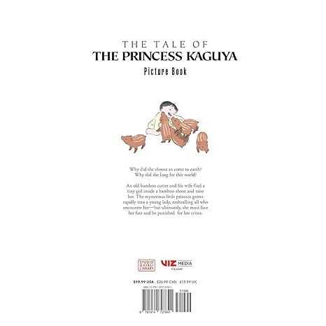 THE TALE OF THE PRINCESS KAGUYA PICTURE BOOK BY ISAO TAKAHATA