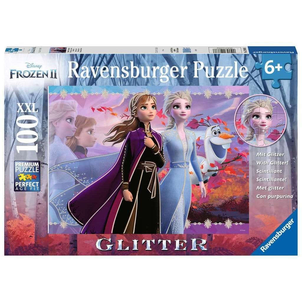 FROZEN 2 STRONG SISTERS GLITTER 100 PC PUZZLE XXL
