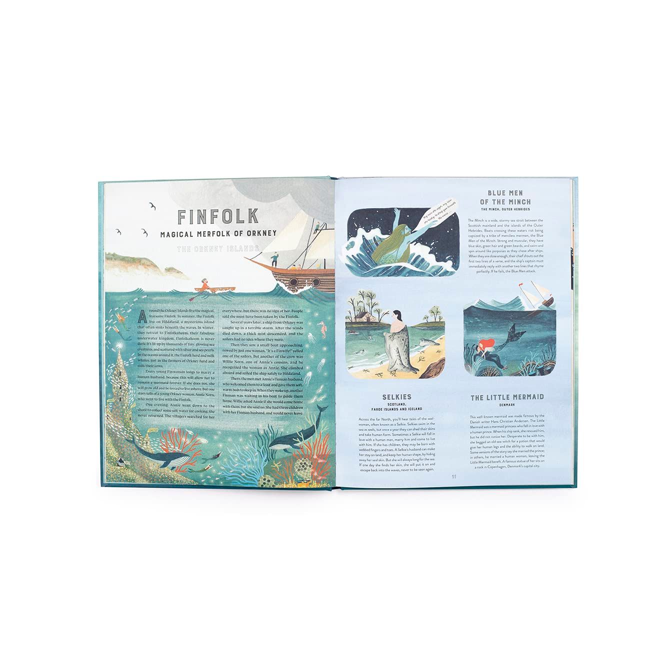 MERMAID ATLAS: MERFOLK OF THE WORLD BY ANNA CLAYBOURNE AND MIREN ASIAIN LORA