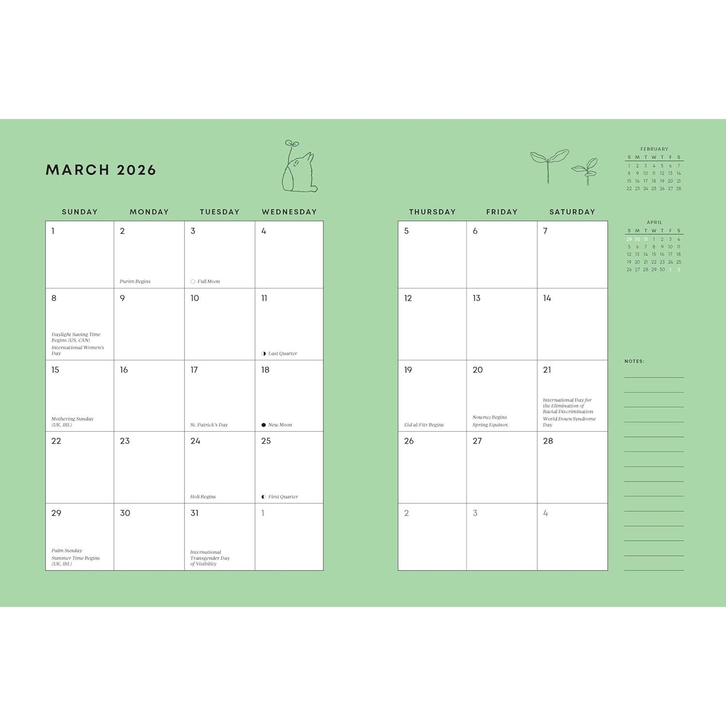 MY NEIGHBOR TOTORO 2026 MONTHLY/WEEKLY PLANNER