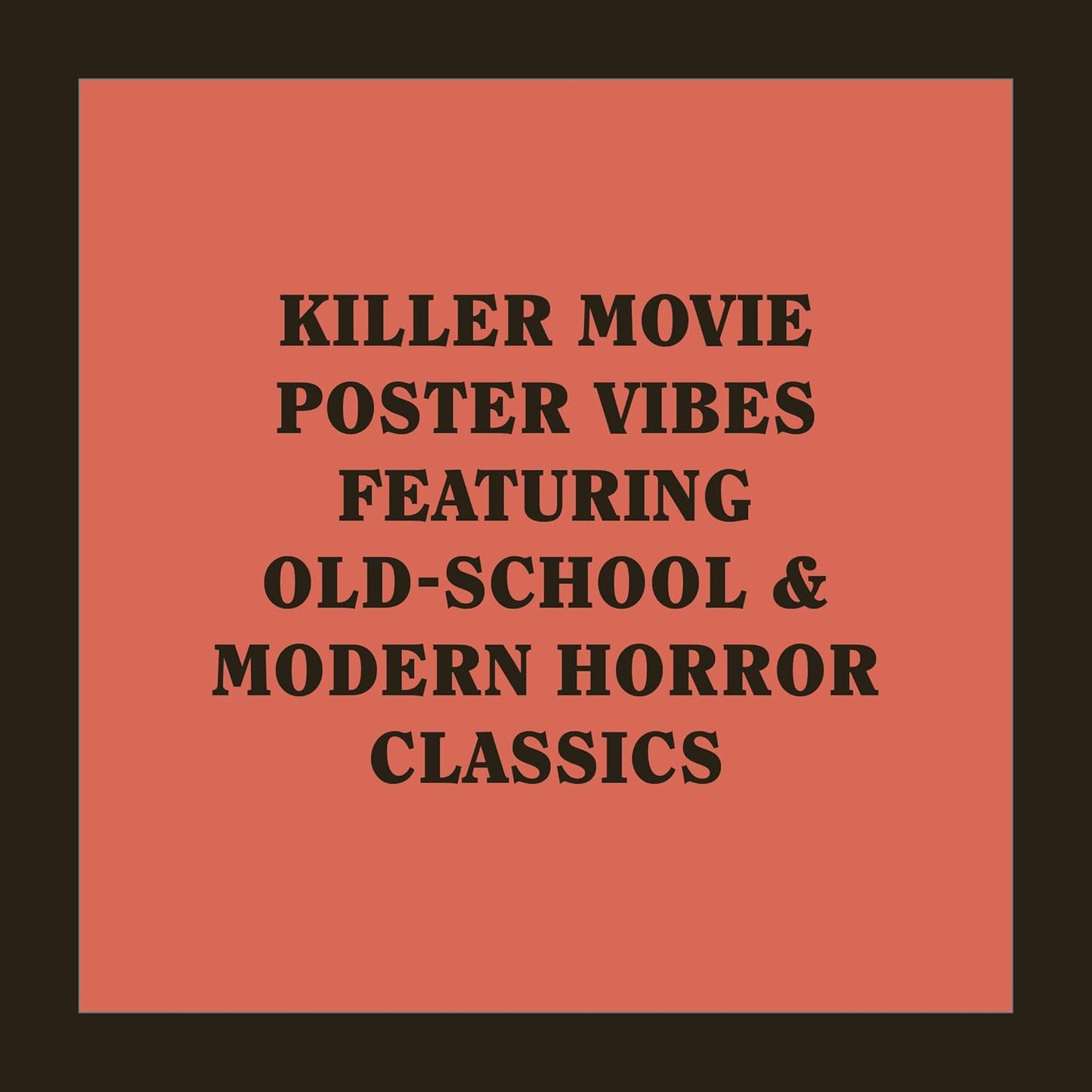 CLASSIC HORROR MOVIES 2026 WALL CALENDAR