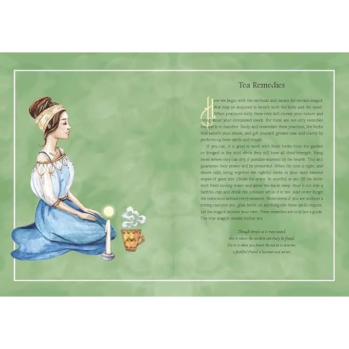 A TEA WITCH'S GRIMOIRE: MAGICKAL RECIPES FOR YOUR TEA TIME BY S.M. HARLOW