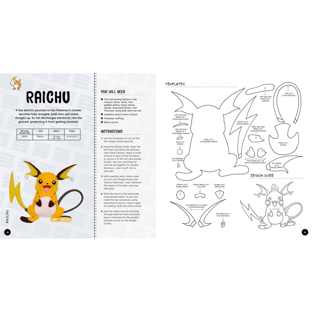 STITCH 50 POKÉMON BY ALISON J REID