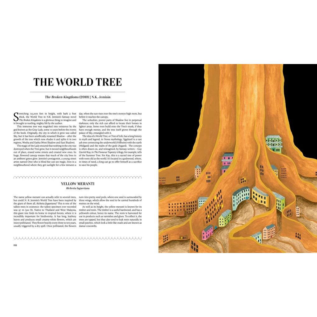 BOTANICA FANTASTICA: THE ILLUSTRATED GUIDE TO FANTASTICAL PLANTS FROM FICTIONAL WORLDS BY ALLISON FLOOD AND THE  ROYAL BOTANICAL GARDENS KEW