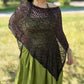 POPCORN KNIT PONCHO OR SHAWL