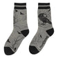 MIDNIGHT CROW CREW SOCKS