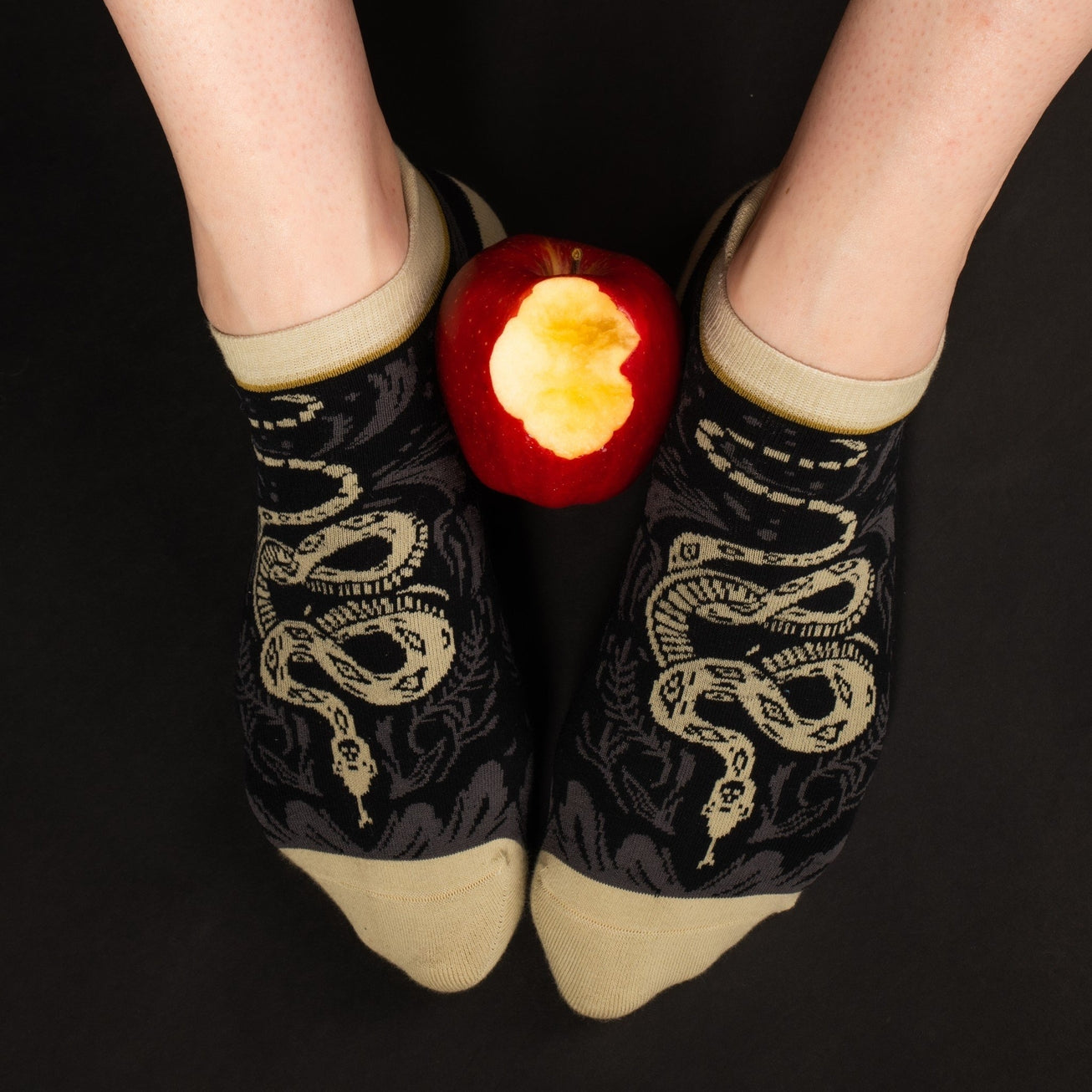 DANGER NOODLE ANKLE SOCKS BY FOOTCLOTHES