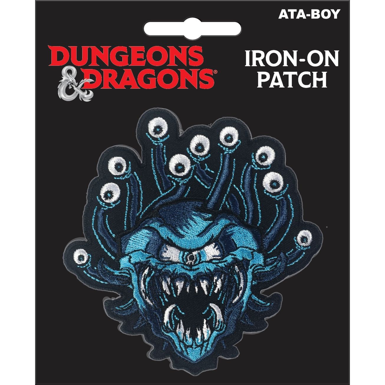 D&D BEHOLDER EMBROIDERED IRON-ON PATCH