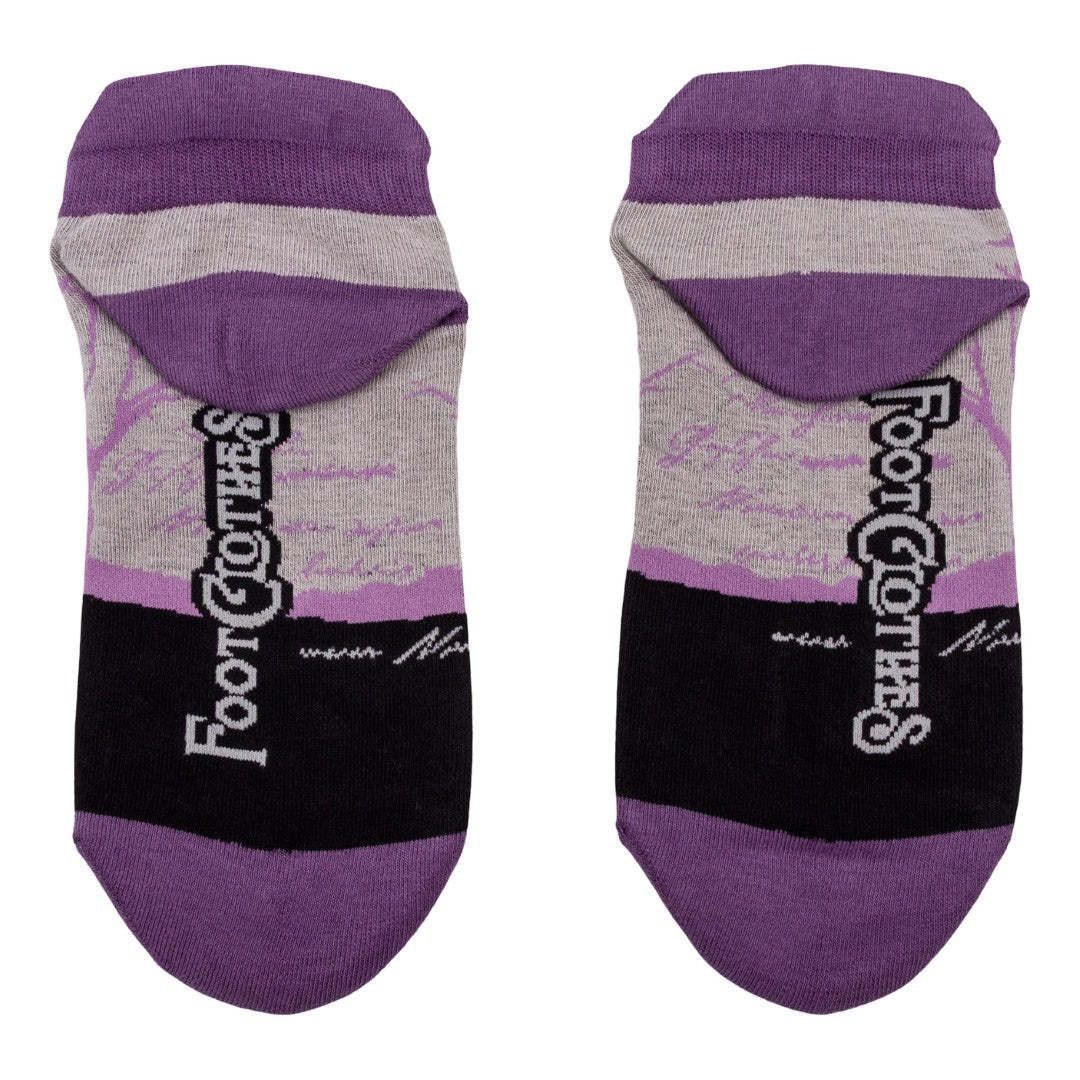 THE RAVEN POE ANKLE SOCKS BY FOOTCLOTHES