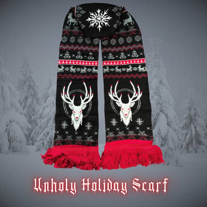BEELZEBUCK UNHOLY HOLIDAY SCARF