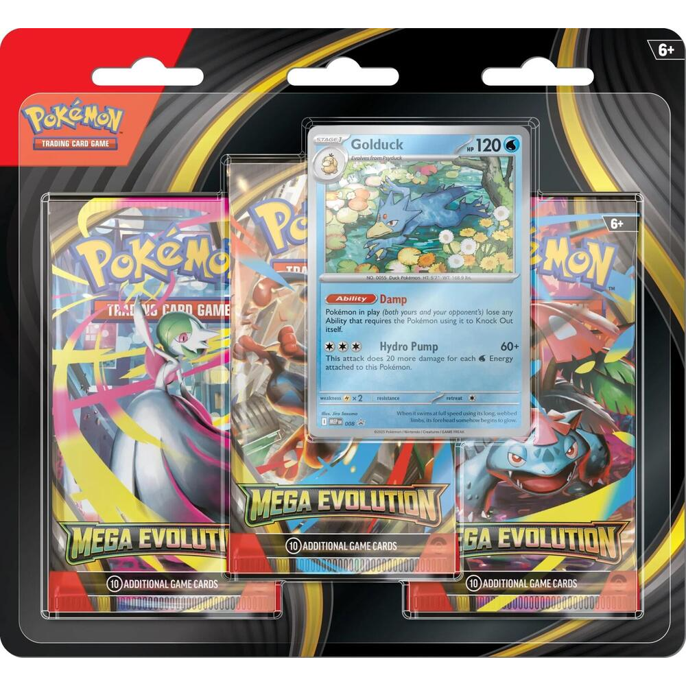 POKEMON MEGA EVOLUTION 3PK BOOSTER