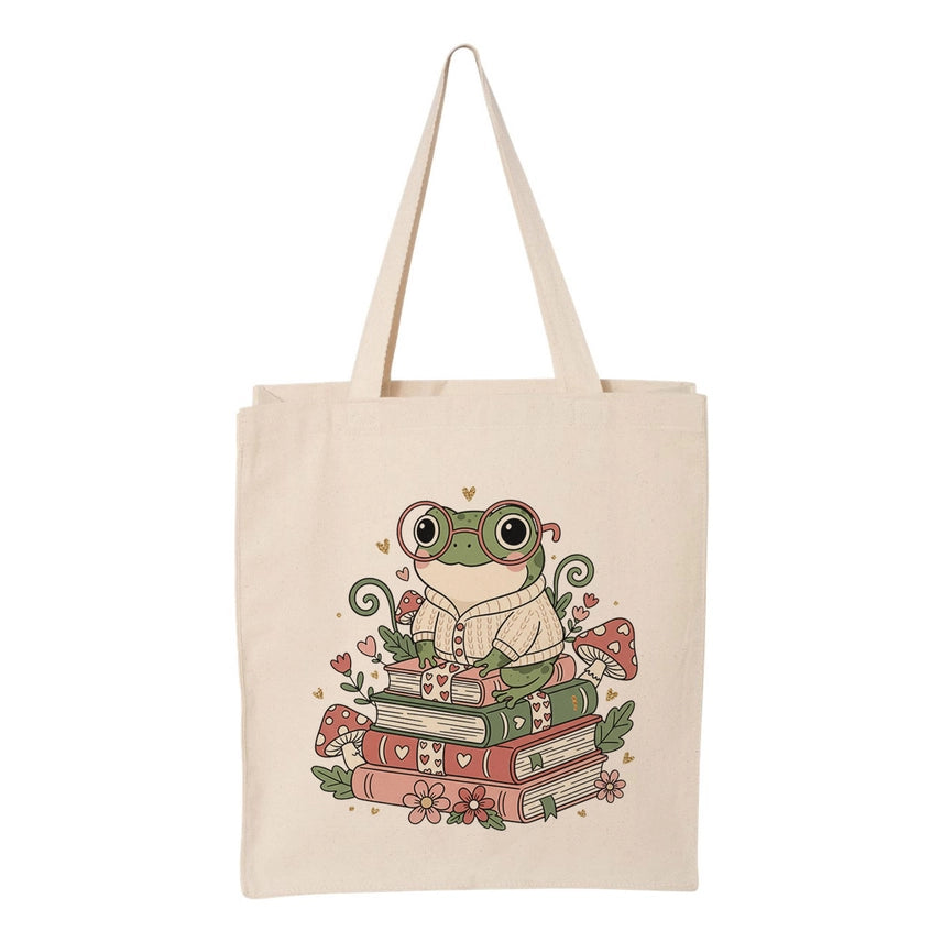 NERDY FROG TOTE BAG