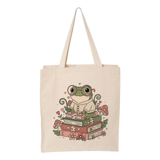 NERDY FROG TOTE BAG