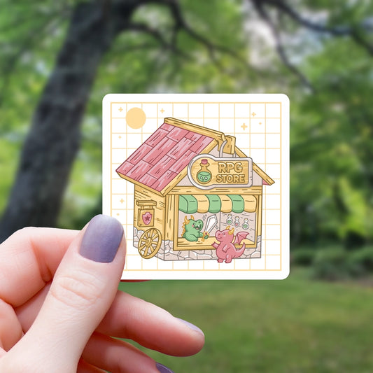 DRAGON RPG STORE STICKER