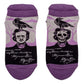THE RAVEN POE ANKLE SOCKS BY FOOTCLOTHES