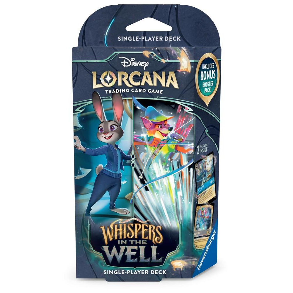 DISNEY LORCANA WHISPERS IN THE WELL STARTER DECK (SAPPHIRE & STEEL)
