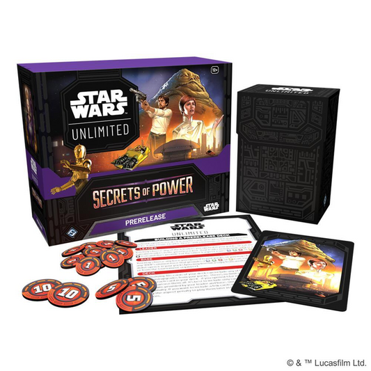STAR WARS UNLIMITED SECRETS OF POWER: PRERELEASE KIT