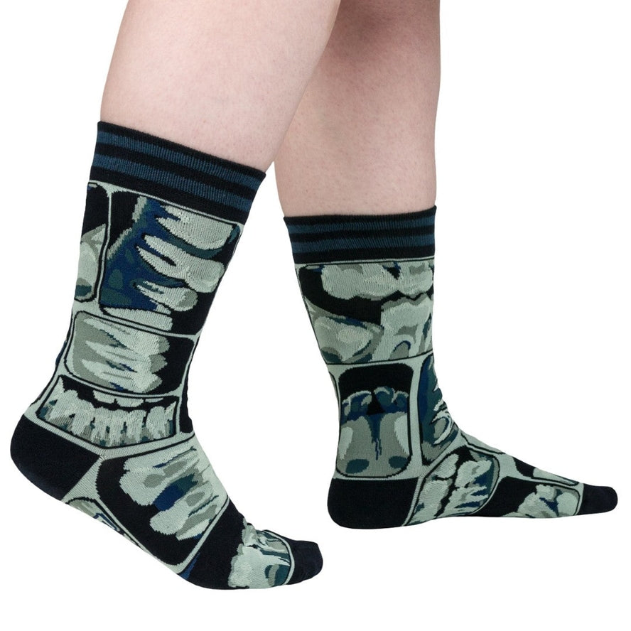 TOO COOL FOR FLOSSING CREW SOCKS BY FOOTCLOTHES