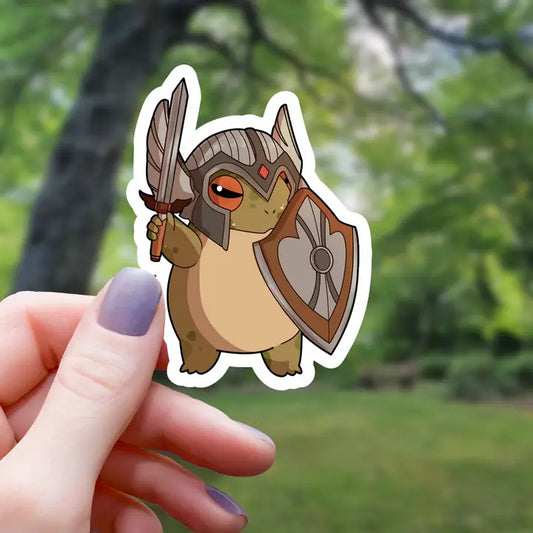 FROG PALADIN RPG STICKER