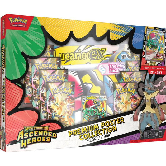 POKEMON ASCENDED HEROES PREMIUM POSTER COLLECTION *LIMIT 1 PER CUSTOMER*