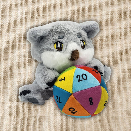 OWL BEAR AND D20 PLUSH