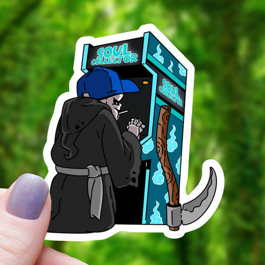GRIM REAPER ARCADE STICKER