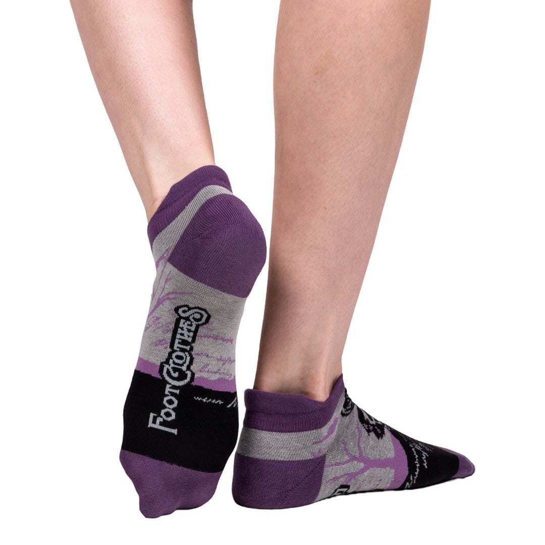 THE RAVEN POE ANKLE SOCKS BY FOOTCLOTHES