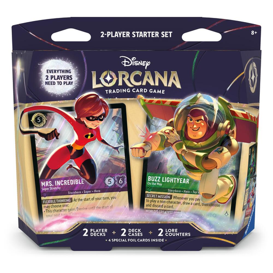LORCANA WILDS UNKNOWN 2-PLAYER STARTER SET