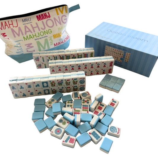 AMERICAN MAHJONG TILES SET: OCEAN BLOOM